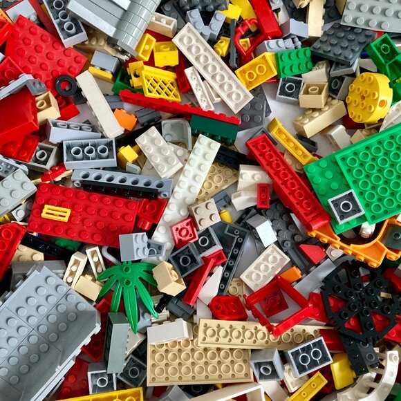 Large LEGO Brick Lot 3 lb, 4 oz Assorted Building Blocks Legos Vintage - Picture 7 of 10